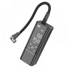 Автомобільний компресор насос Hoco ZP7 Maddy 5000mAh 10.3bar Black
