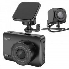 Відеореєстратор з камерою заднього виду Hoco DV3 Driving recorder with display (dual-channel) Black 