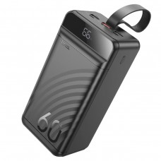 Зовнішній акумулятор (павербанк) Hoco J123C Element 60000mAh 22.5W Black