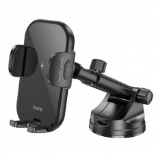 Автотримач з бездротовою зарядкою Hoco HW5 Journey wireless fast charging 5-15W Black