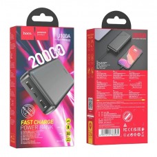 Зовнішній акумулятор Power bank Hoco j100a High-ranking 20000mah Black