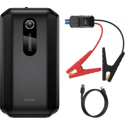 Автономний пусковий пристрій (бустер) Baseus Super Energy AirCar Jump Starter 10000mAh Black (CGNL020101)