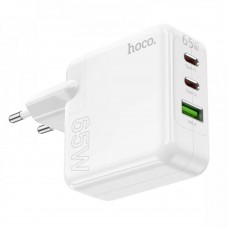 Зарядний пристрій 65W HOCO C115A GaN 2PD QC 3.0 1USB/2Type-C Зарядний пристрій 65W HOCO C115A GaN 2PD QC 3.0 1USB/2Type-C