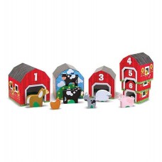Сортер Melissa&Doug Набор блоков-сараев с животными (MD12434)