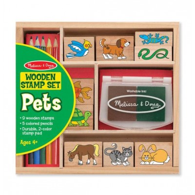 Набір штампів "Домашні тварини" Melissa&Doug (MD9363)