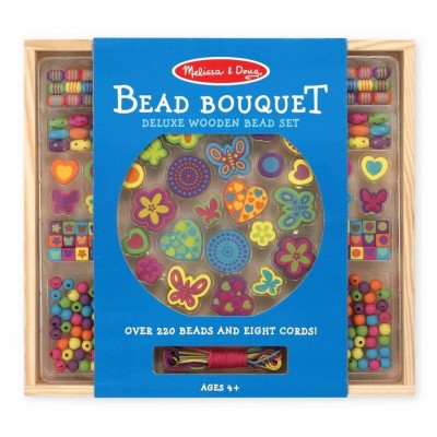 Великий набір дерев'яних намистин "Літній сад" Melissa&Doug (MD4169)   