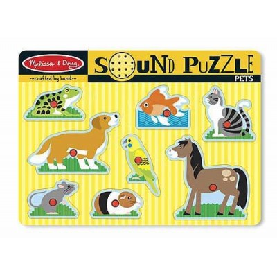 Звуковий пазл "Домашні тварини" Melissa&Doug (MD730)