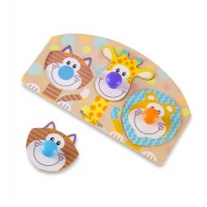 Перший формовий пазл "Тварини сафарі" Melissa&Doug (MD13439)
