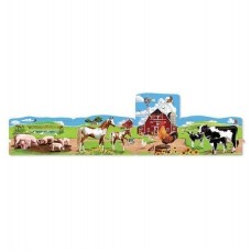Мега-пазл, 4 в 1 "Ферма", 96 елементів Melissa&Doug (MD8912)
