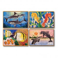 Набір із 4 пазлів в коробці "Життя моря" Melissa&Doug (MD3795)