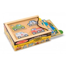 Маленький набір з 4 пазлів в коробці "Машини" Melissa&Doug (MD4791)