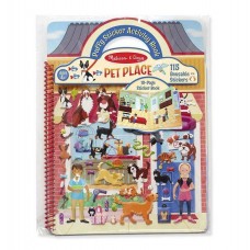 Об'ємні багаторазові наліпки "Будинок для тварин" Melissa&Doug (MD19429)