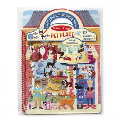 Об'ємні багаторазові наліпки "Будинок для тварин" Melissa&Doug (MD19429)