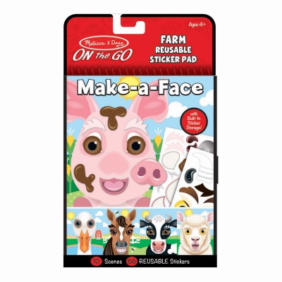 Блокнот з багаторазовими наліпками "Ферма" Melissa&Doug (MD30511)