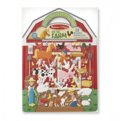 Об'ємні багаторазові наліпки "Ферма" Melissa&Doug (MD19408)