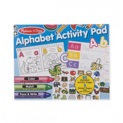 Альбом розмальовок / наліпок "Алфавіт" Melissa&Doug (MD8563)