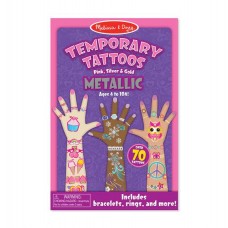 Мої перші тимчасові татуювання металік, 130 штук Melissa&Doug (MD2948)