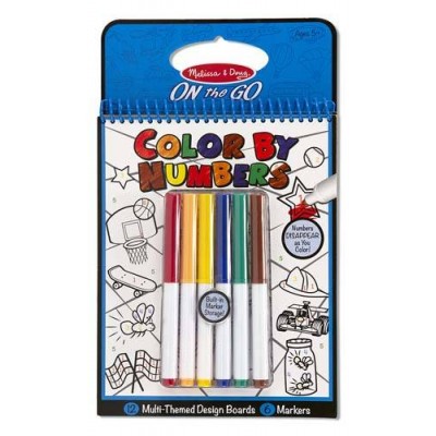 Кольорова розмальовка по номерах - блакитна Melissa&Doug (MD5378)