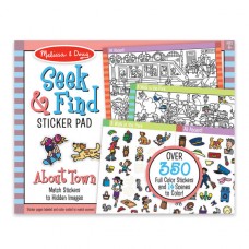 Знайди і наклей наліпку "Навколо міста" Melissa&Doug (MD30150)