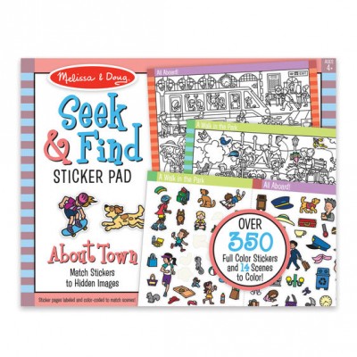 Знайди і наклей наліпку "Навколо міста" Melissa&Doug (MD30150)