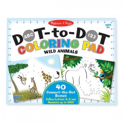Розмальовка по номерах "Дикі тварини" Melissa&Doug (MD19104)