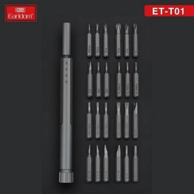 ⇨ Товари для дому | Набір викруток Earldom ET-T01 24 в 1 в интернет-магазине електроники ▻ ONETECHNO ◅